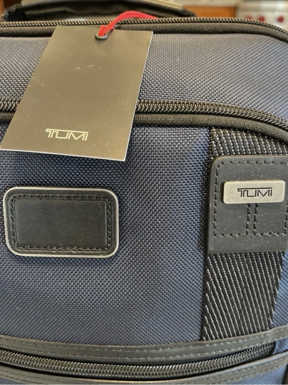 Tumi Navy Ballistic Nylon Laptop Backpack